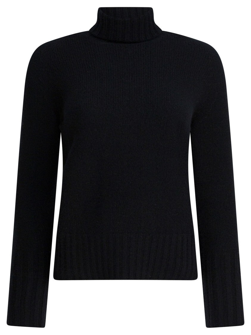 Drumohr Turtleneck Cashmere Knitwear With Ribbed Details