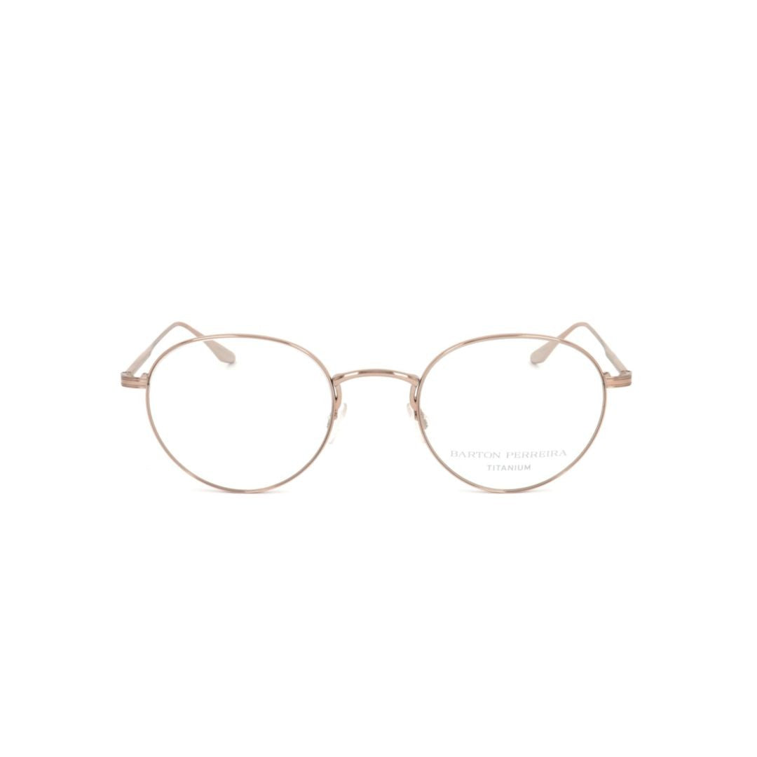 Barton Perreira Bp5037 501Vo Thin Round Metal Eyeglasses With Adjustable Nose Pads
