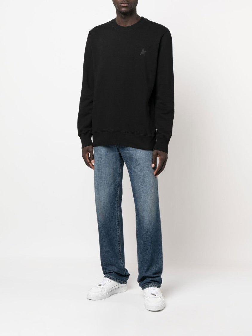Golden Goose Black Crewneck Sweatshirt