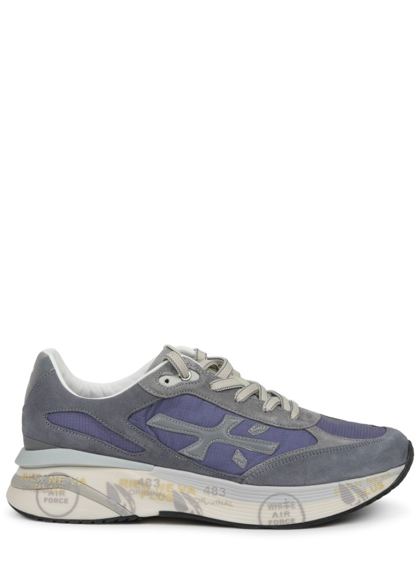 Premiata Moerun Layered Sole Textured Sneakers