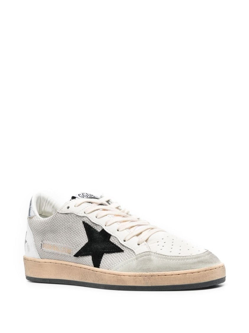 Golden Goose Perforated Mesh And Suede Low-Top Sneakers