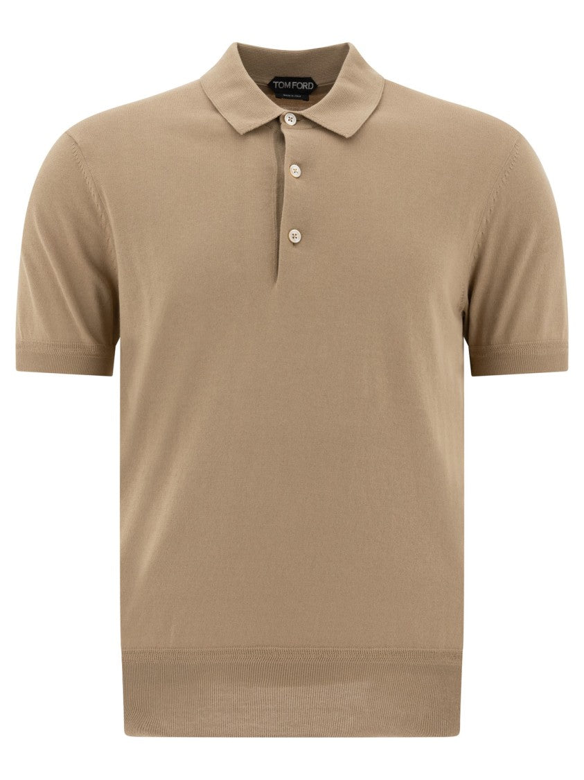 Tom Ford Beige Polo Shirt