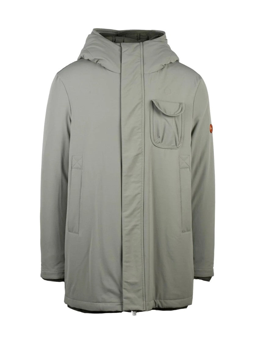 Dekker Granlasco Hooded Jacket With Padded Interior And Flap Pocket