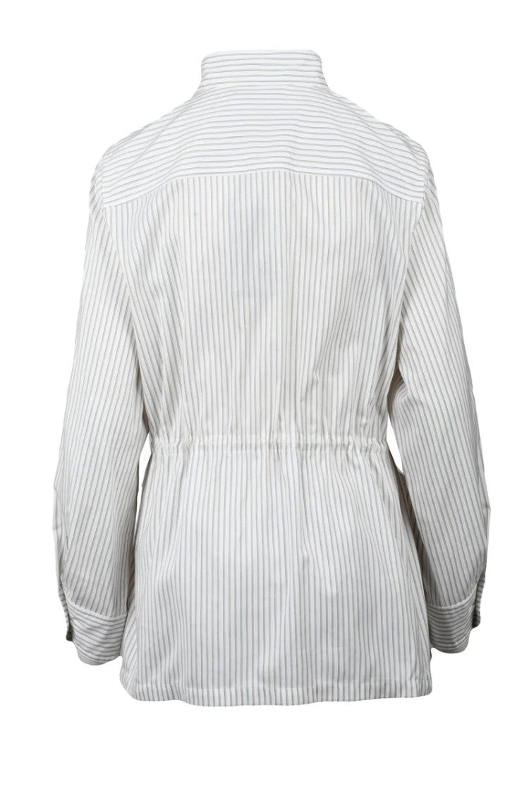Fendi Cotton/Silk Safari Jacket - White