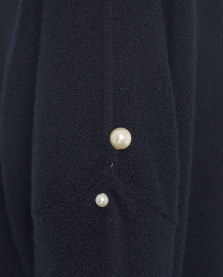 Mvm Cashmere Sweater With Pearls