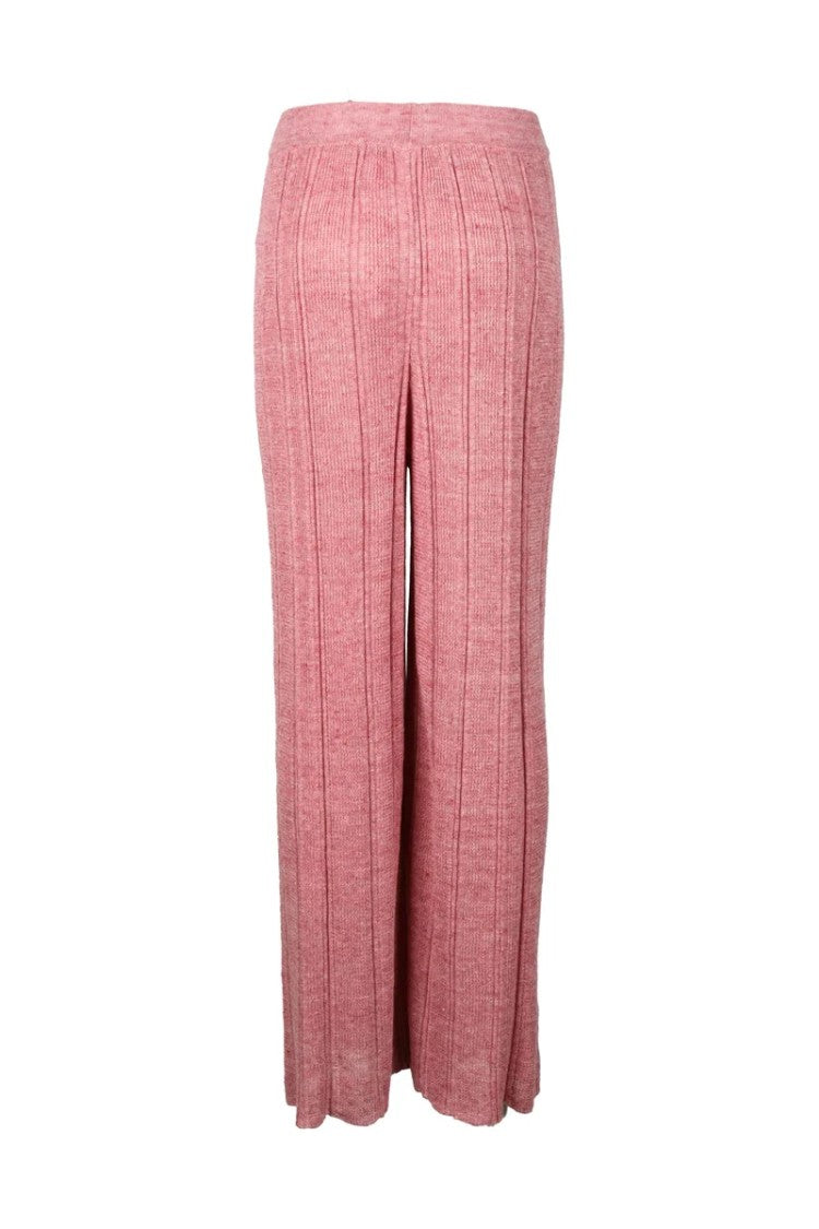 Collection Privee? Wide-Leg Linen Cotton Trousers