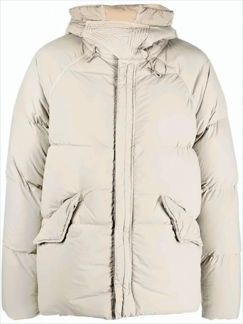 Ten C High Collar Quilted Down Jacket