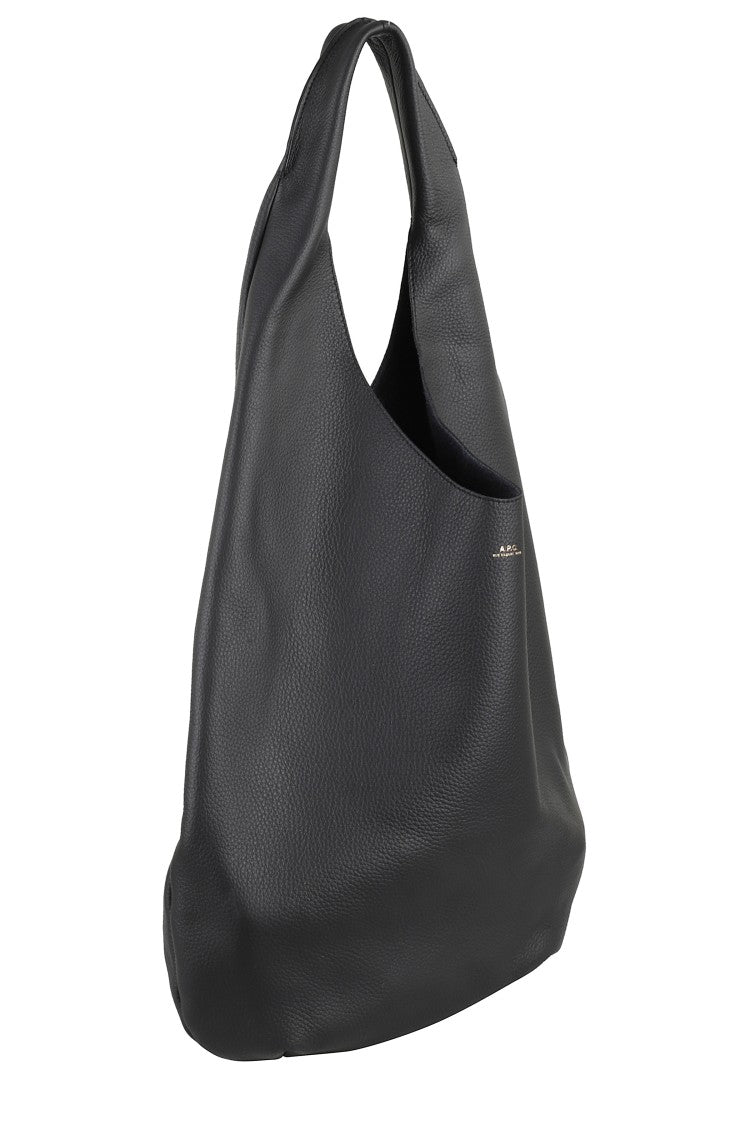 A.P.C. Pebbled Leather Slouchy Bag