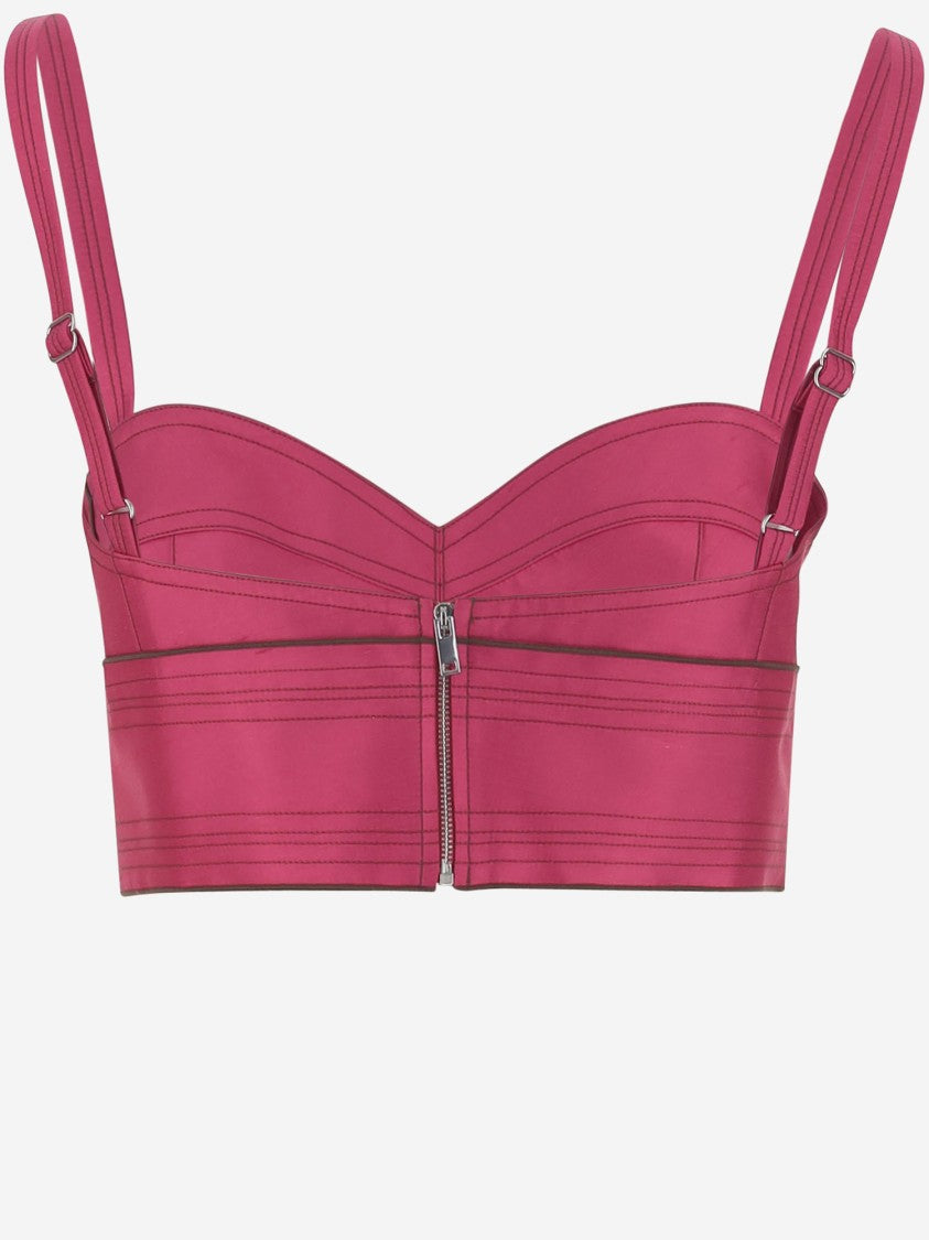 Tory Burch Structured Silk Top