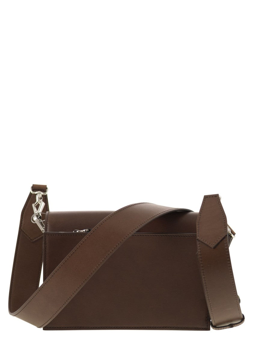 Max Mara Biancaroughs - Small Leather Crossbody Bag