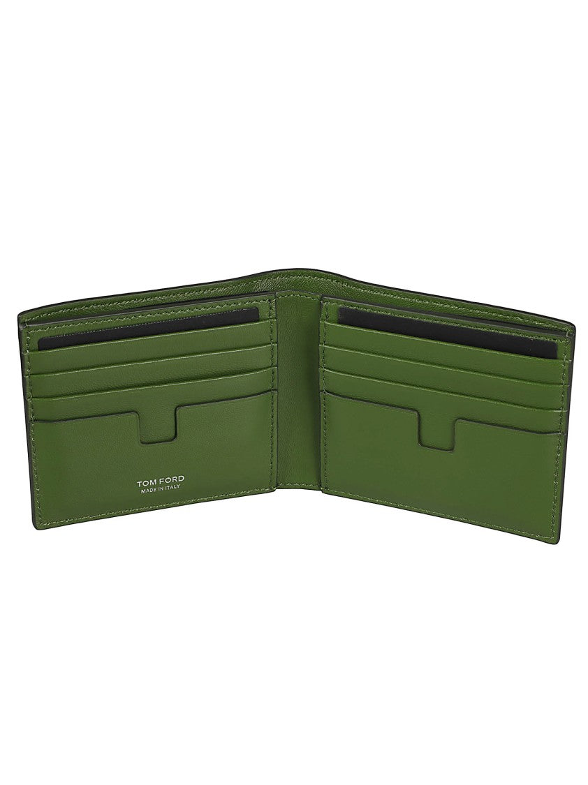 Tom Ford Textured Crocodile-Embossed Calfskin Wallet