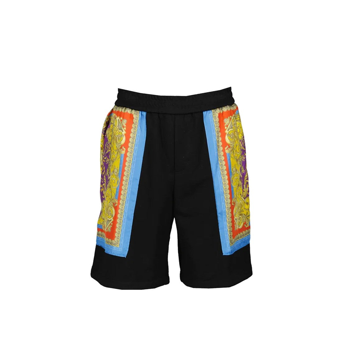 Versace Barocco Goddess Night Print Shorts