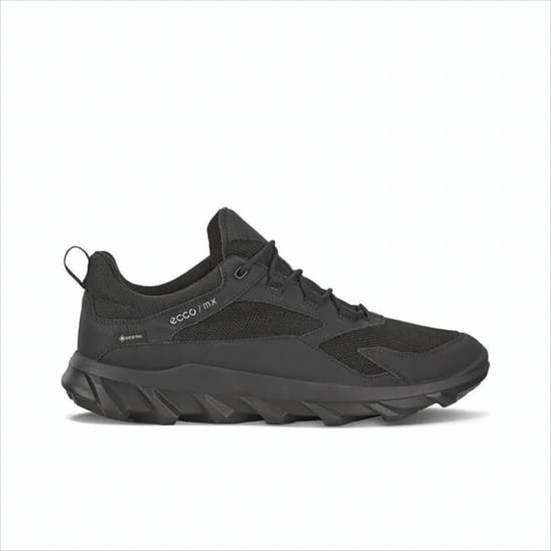 Ecco Black Sneakers With Breathable Fabric