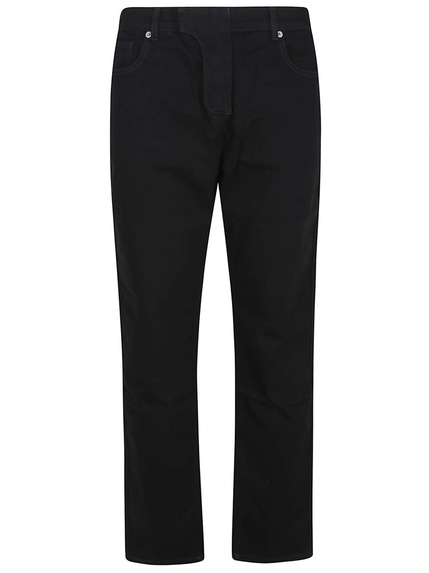 Balmain Straight-Leg Black Denim Jeans