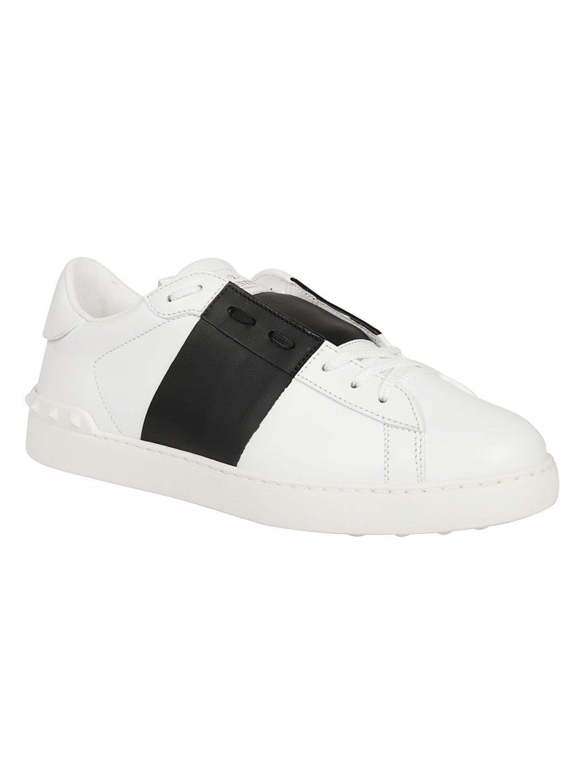 Valentino Garavani Open Low-Top Sneakers With Contrasting Band And Rubber Sole