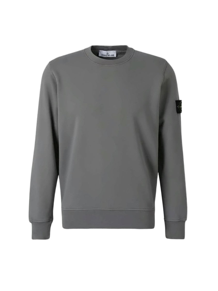 Stone Island Minimalist Long Sleeve Sweatshirt With Compass Logo