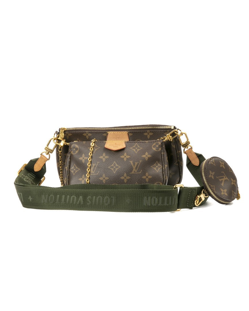 Louis Vuitton Kaki Multi Pochette Accessoires Monogram Canvas