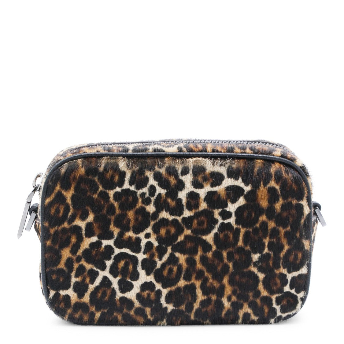 Golden Goose Leopard Print Star Patch Bag
