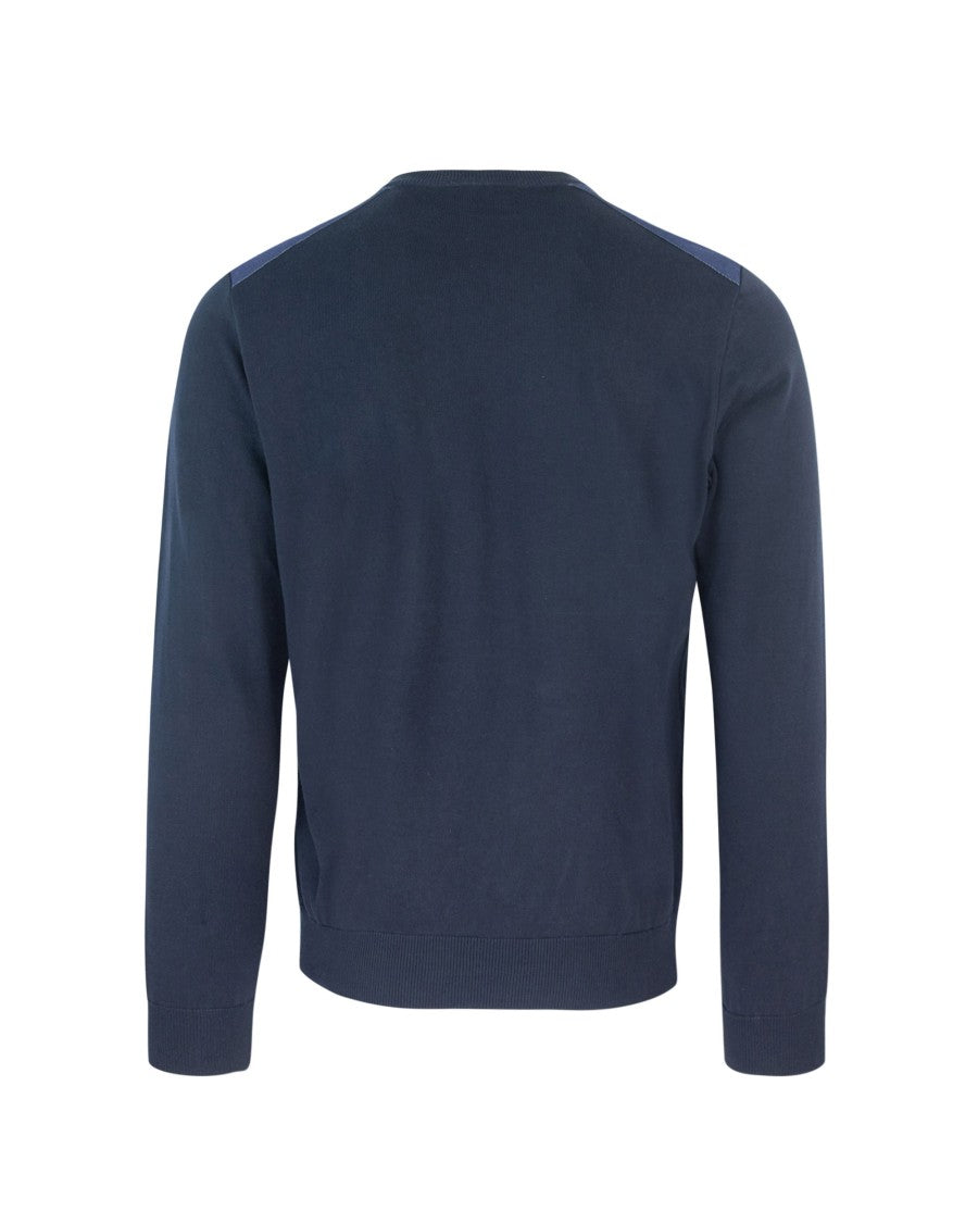 Paul & Shark Lightweight Cotton Sweater - Blue