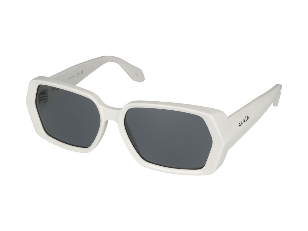 Azzedine Alaïa Sunglasses Aa0082s 002 White White Grey 60/16/135