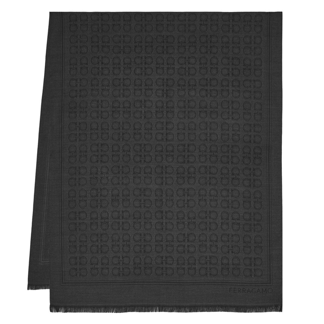 Salvatore Ferragamo Wool And Silk Foulard