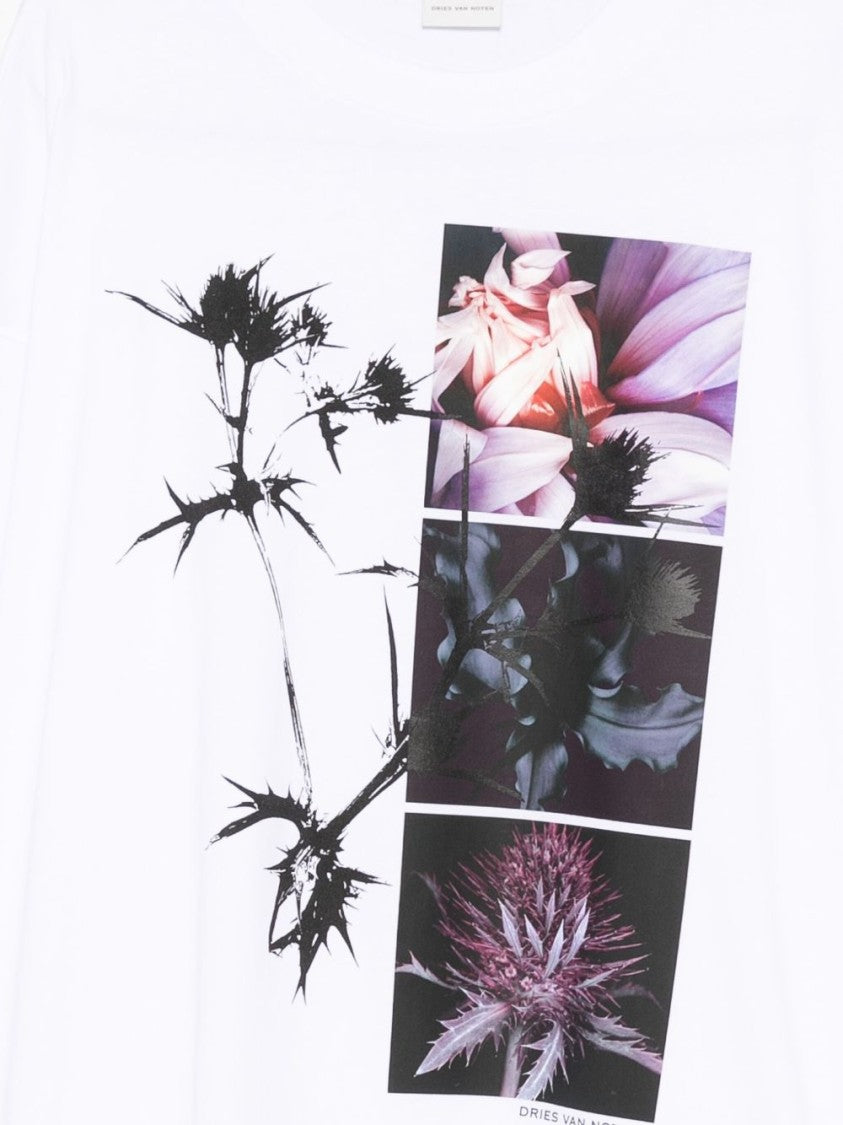 Dries Van Noten Hegland Botanical Printed T-Shirt