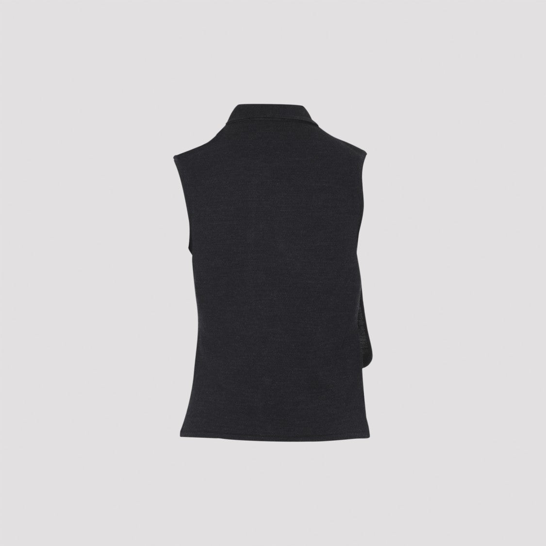 Lemaire Asymmetrical Sleeveless Knit Sweater
