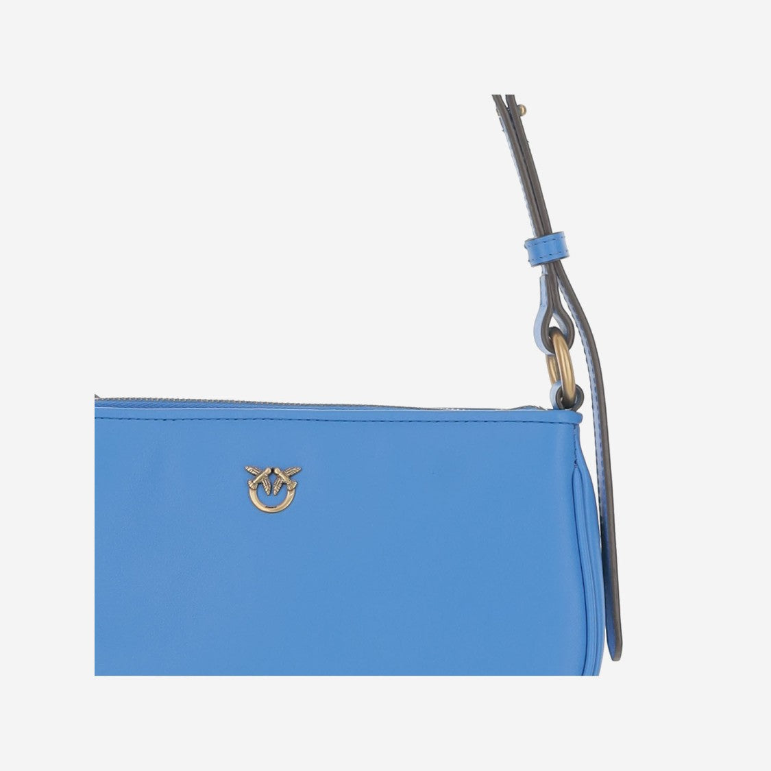 Pinko Mini Half Moon Baguette Leather Bag