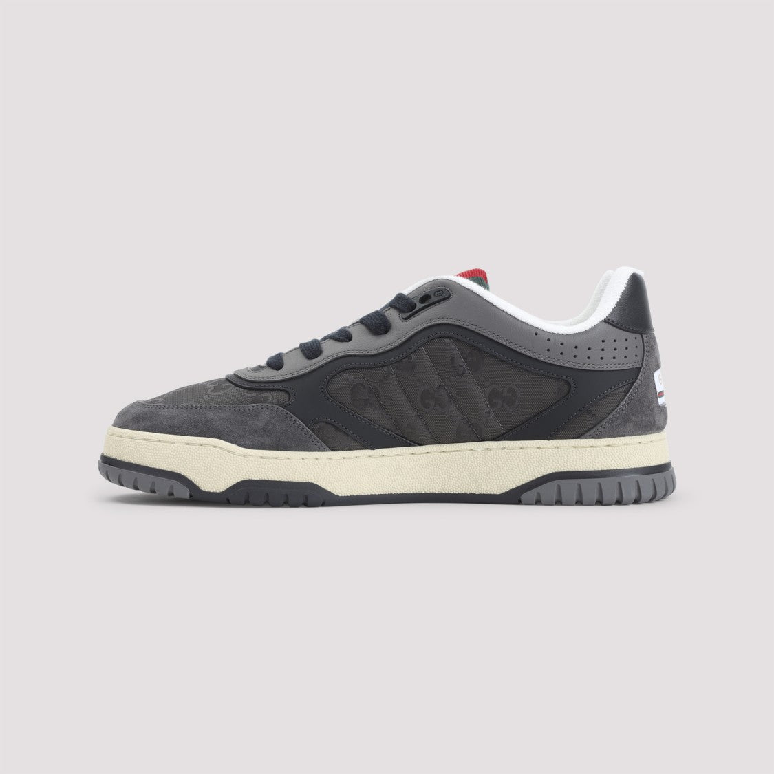 Gucci Low-Top Sneakers With Embossed Detailing And Signature Striped Tongue