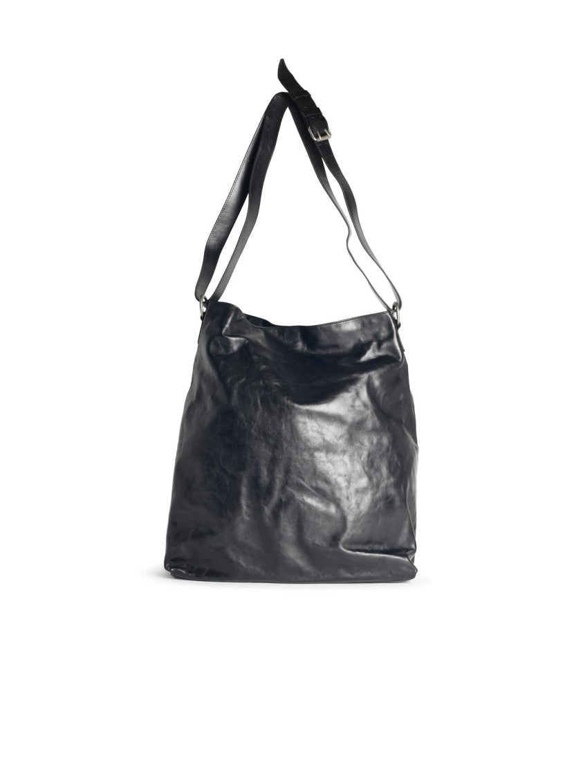 Dries Van Noten Black Leather Bag