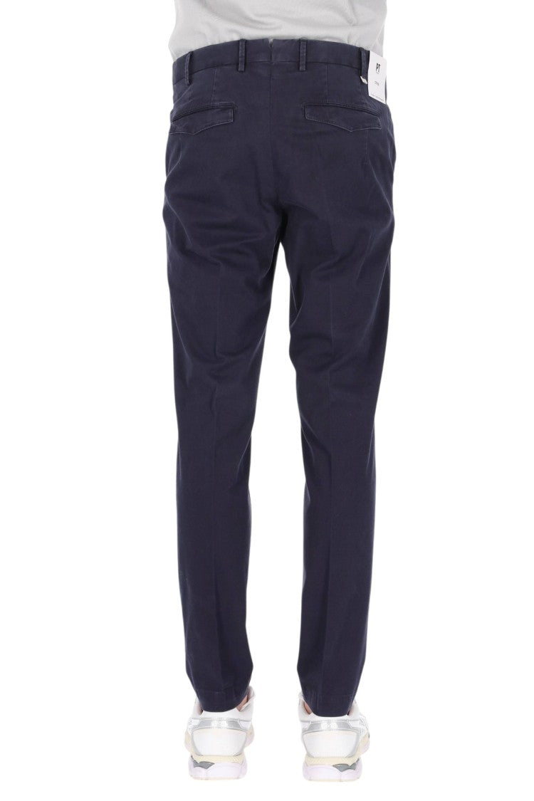 Pt Torino Master Fit Faded Cotton Trousers