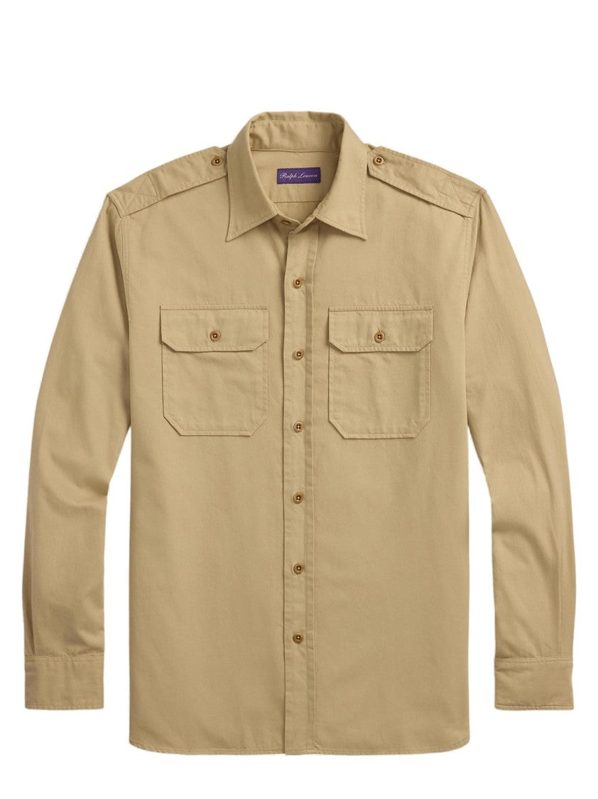 Polo Ralph Lauren Beige Cotton Twill Shirt
