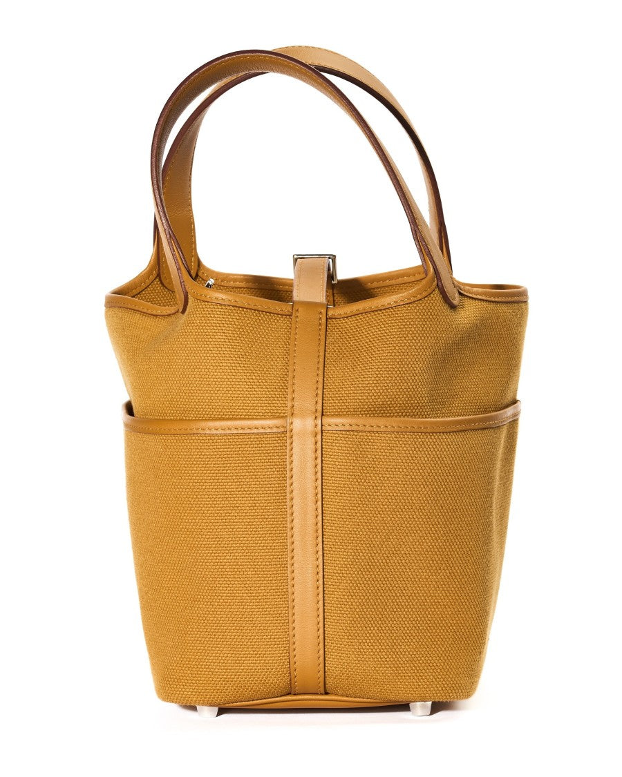 Hermès Picotin Lock 18 Cargo Toile Goeland Swift Sesame