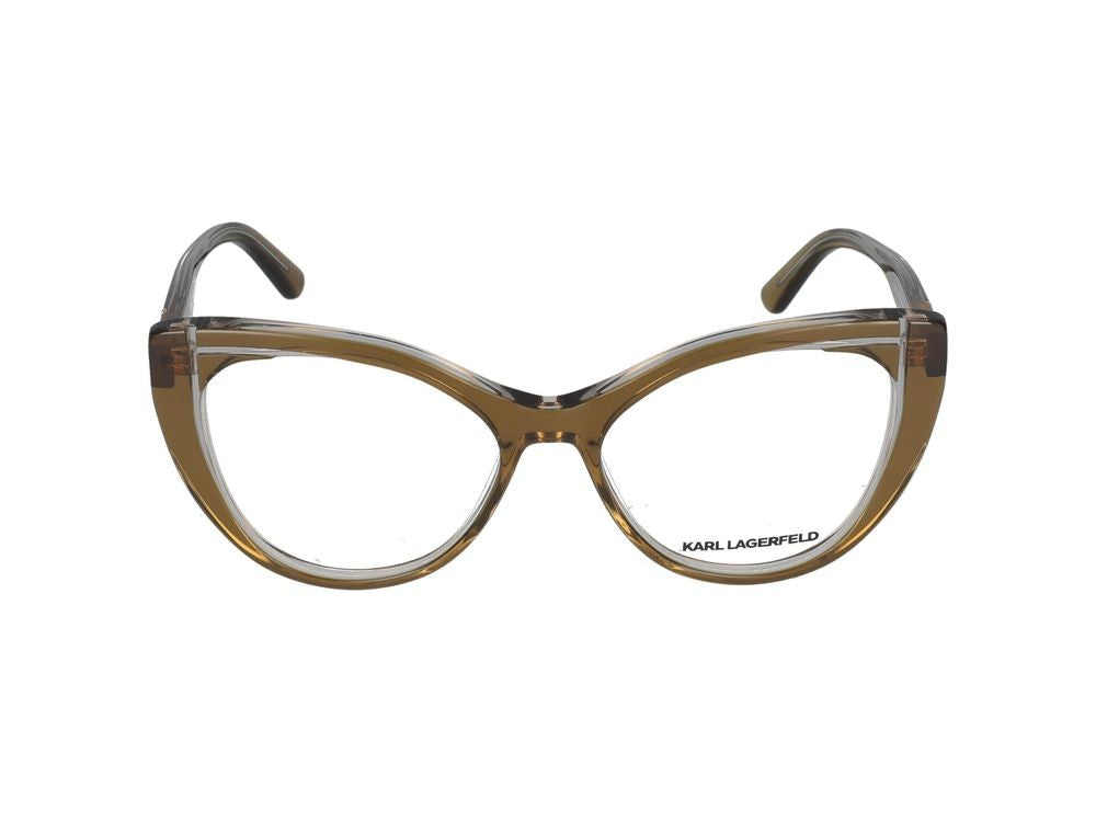 Karl Lagerfeld Eyeglasses Kl6078 205 Brown/Crystal 52/16/140