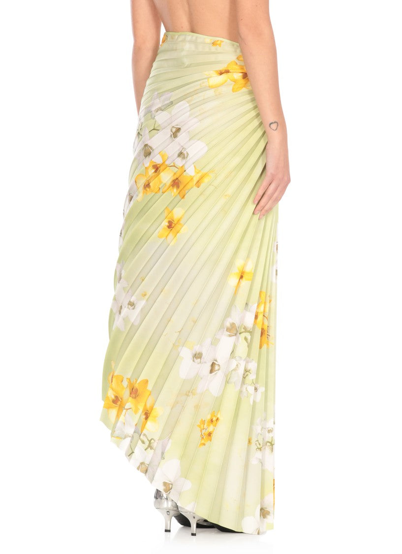 Pinko Green Ghiandaia Skirt