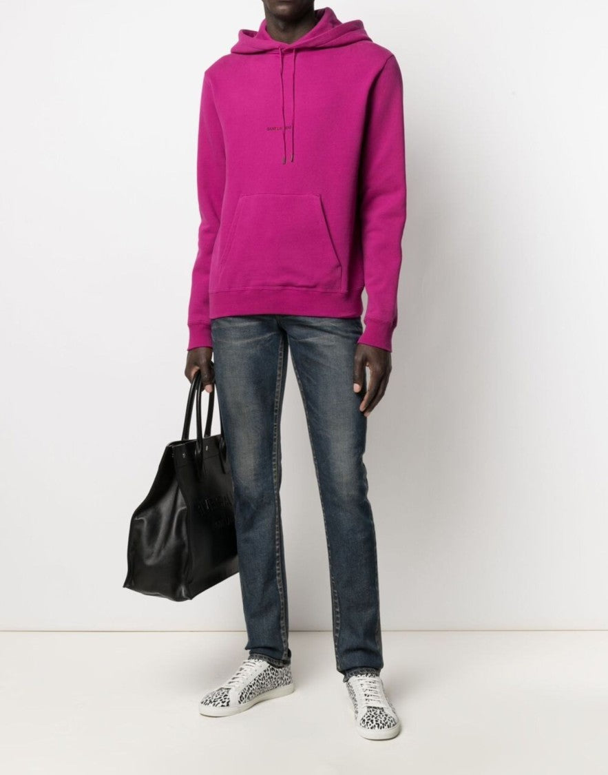 Saint Laurent Rive Gauche Logo Hoodie