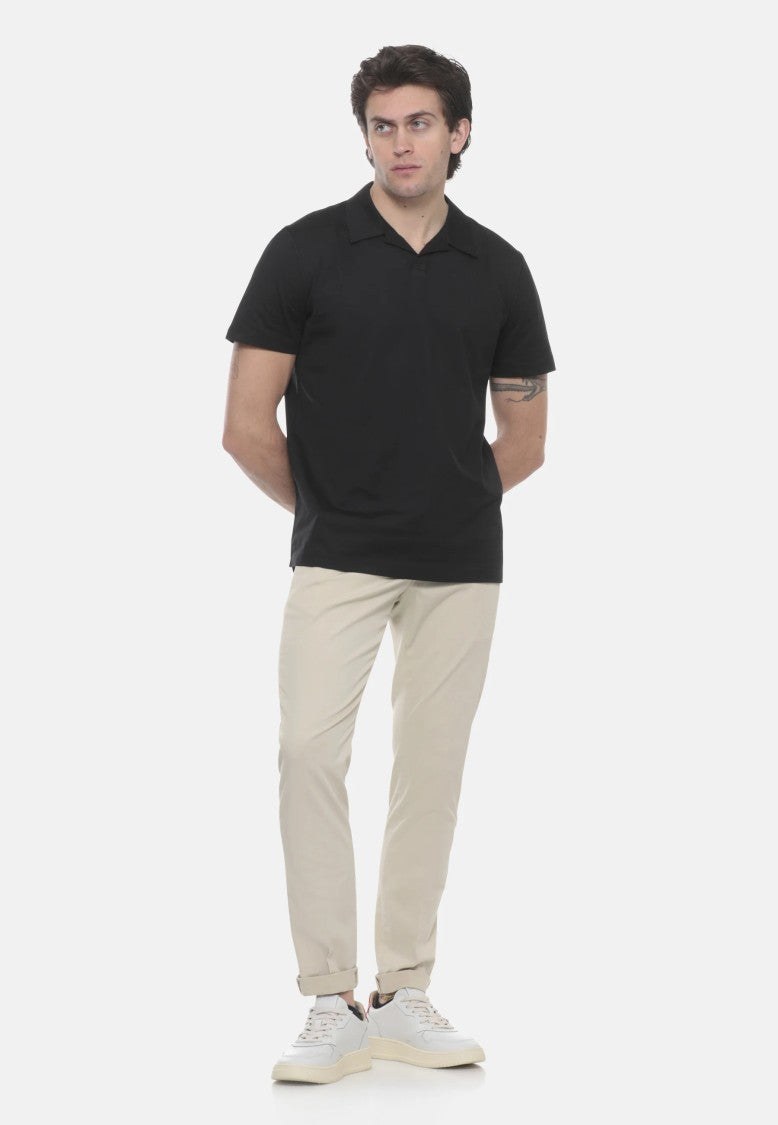 Dondup Warm Beige Gaubert Slim Fit Stretch Cotton Trousers