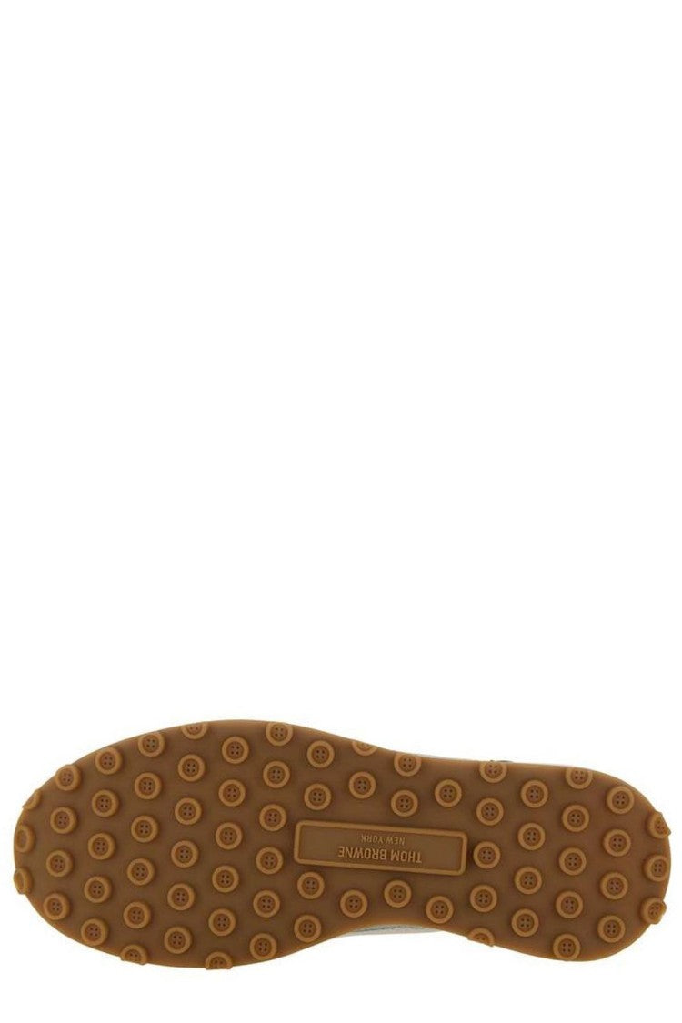 Thom Browne Low-Top Sneaker With Suede And Mesh Accents