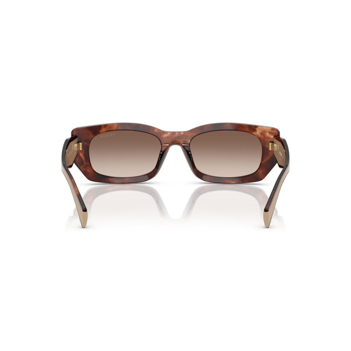 Prada 0Pr B05s Tortoiseshell Acetate Rectangular Sunglasses