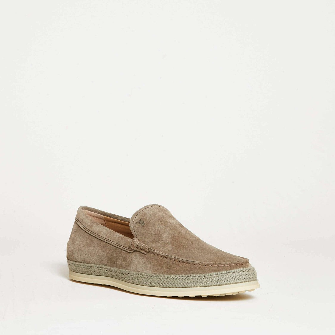 Tod's Beige Suede Moccasins