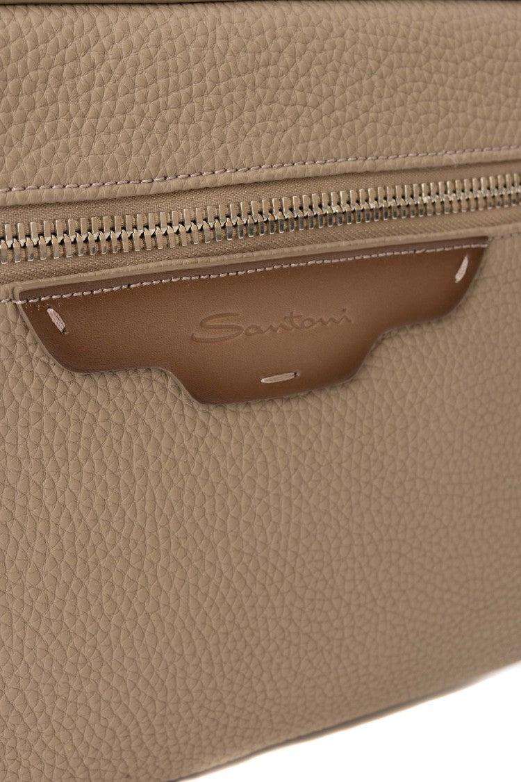 Santoni Bottalato Leather Backpack