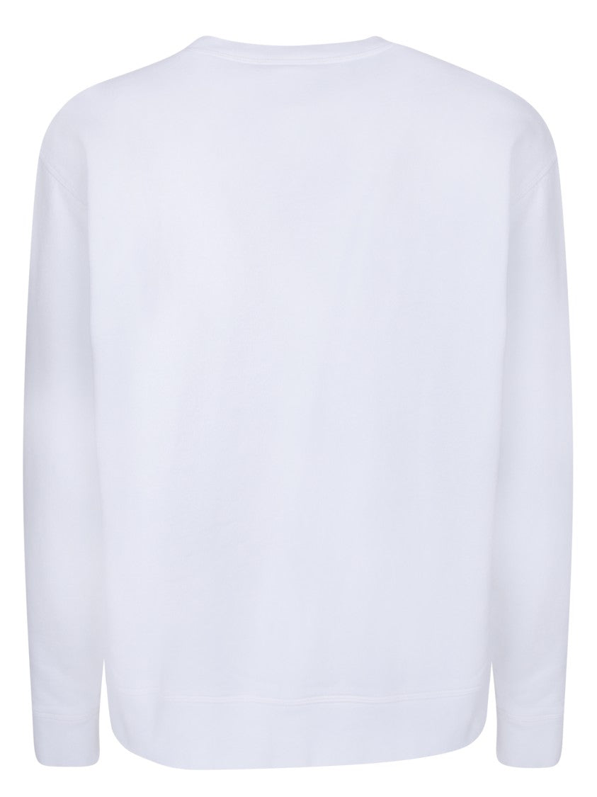 Dsquared2 White Logo Print Sweatshirt