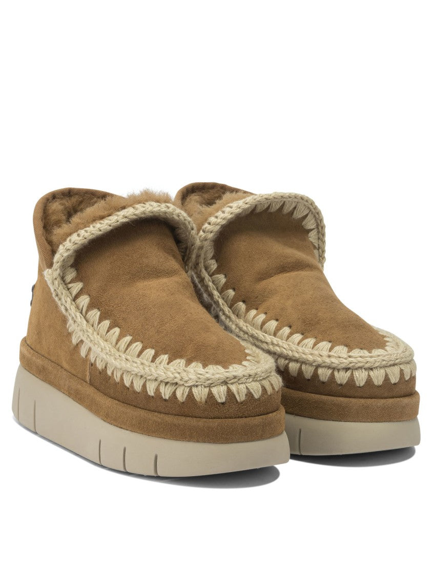 Mou Sheepskin Ankle Boots