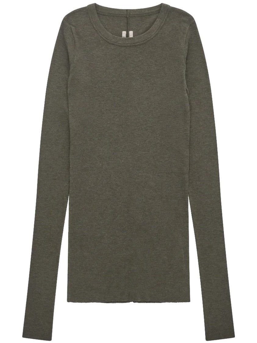 Rick Owens Green Ls T-Shirt Round-Neck Top