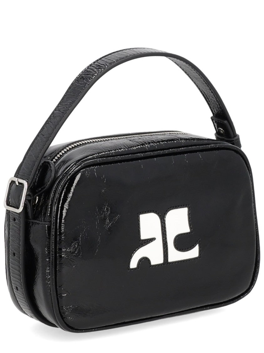 Courrèges Neutrals Reedition Naplack Glossy Bag