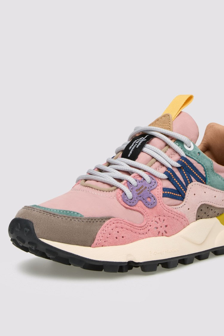 Flower Mountain Multi-Layered Sneakers With Pastel Overlays And Chunky Sole