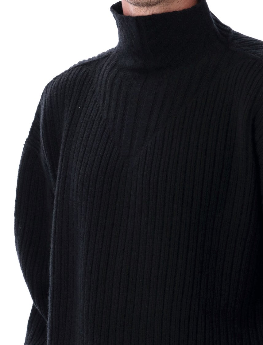 Rick Owens Wool Turtle Neck Sweater