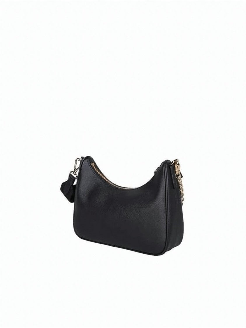 Prada Smooth-Textured Black Shoulder Bag