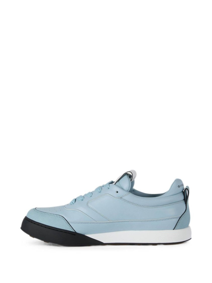 Givenchy Light Blue Black Accent Low-Top Sneakers