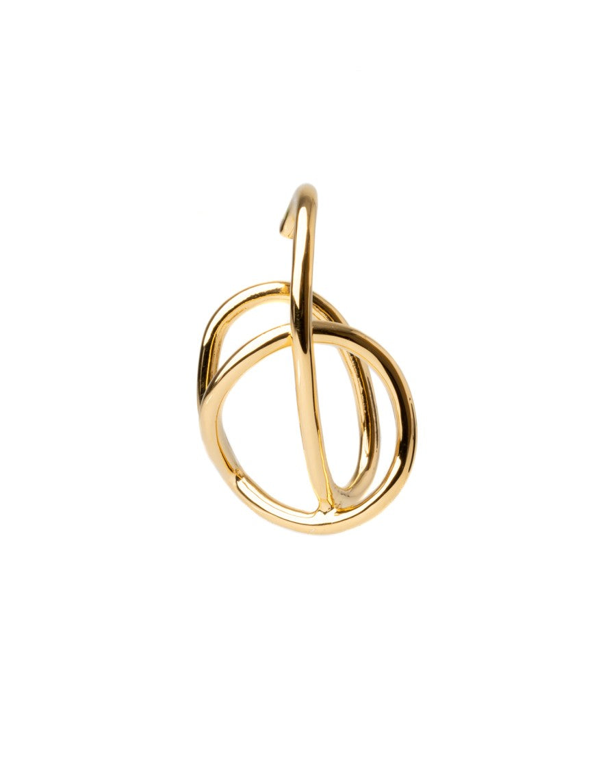 Bar Jewellery Oscillate Ear Cuff – Gold-Plated Silver